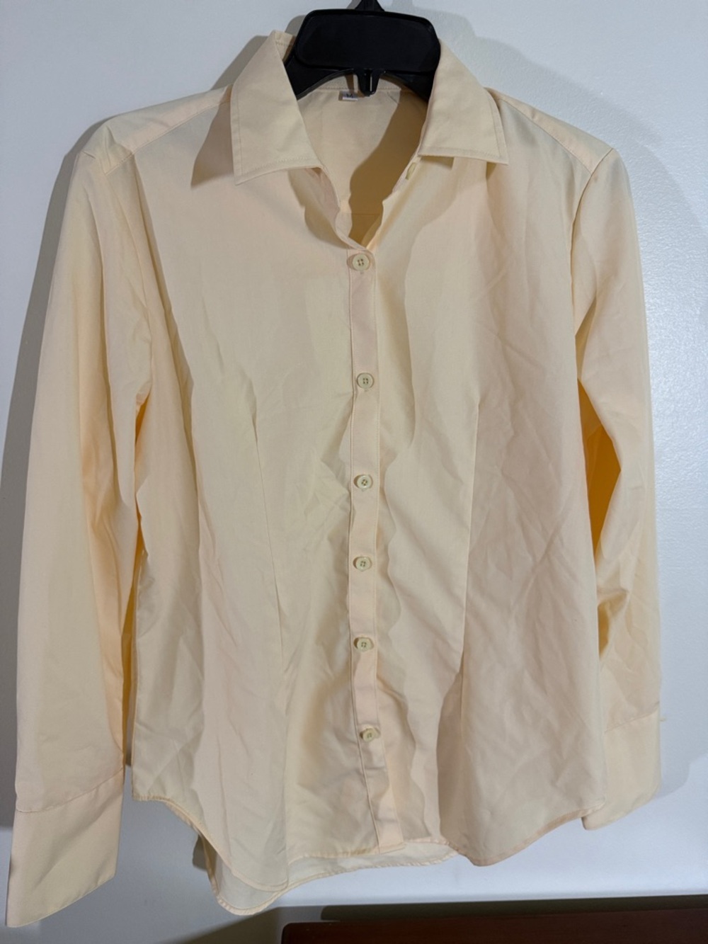 Men's Tailored Long-Sleeve Dress Shirt - Cream